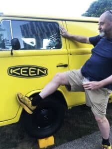 KEEN Shoes worn by Sean Phillips copywriter