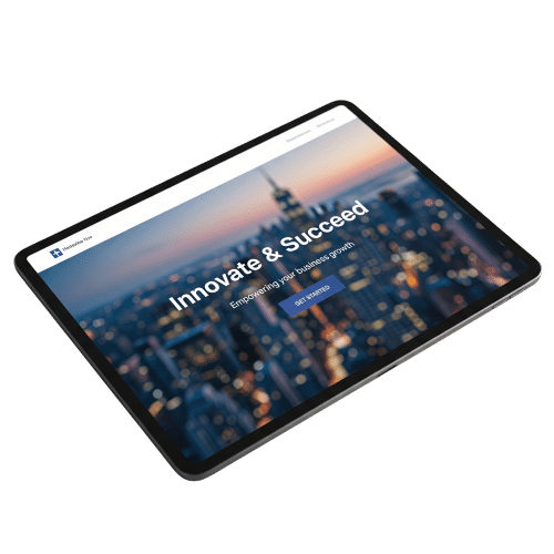 black ipad web design by sean h phillips web designer portland oregon